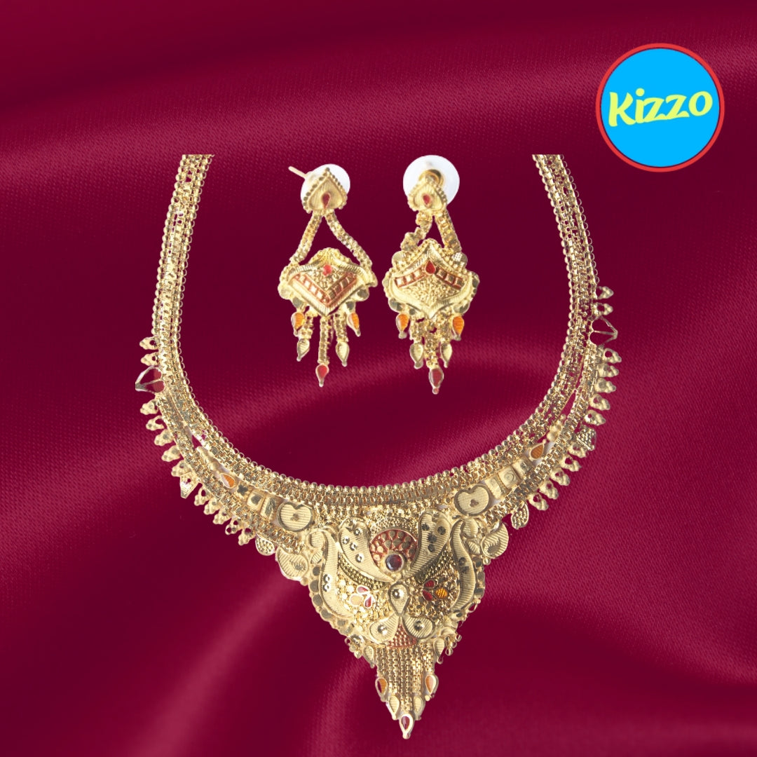 Unique & Trendy Design Bridal Jewelery Set - Traditional Jewelery Set For Women And Girls