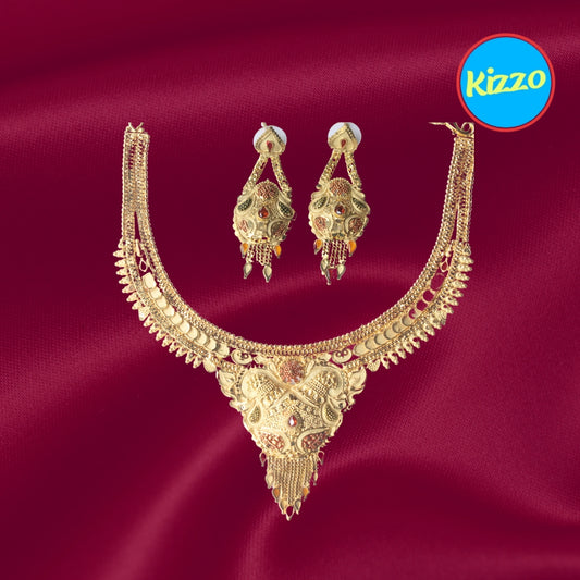 Unique & Trendy Bridal Jewelery Set - Traditional Jewelery Set For Women And Girls