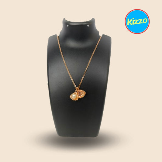 Gold Chain with Pearl and Shell | For Women & Girls