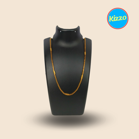 Gold-Plated Chain for Women | Traditional Chain Jewelery | Jewelery for Women & Girls