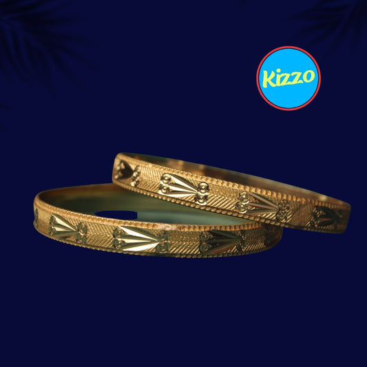 Traditional Gold-Toned Patla Bangles for Women – Perfect for Festive & Wedding Wear