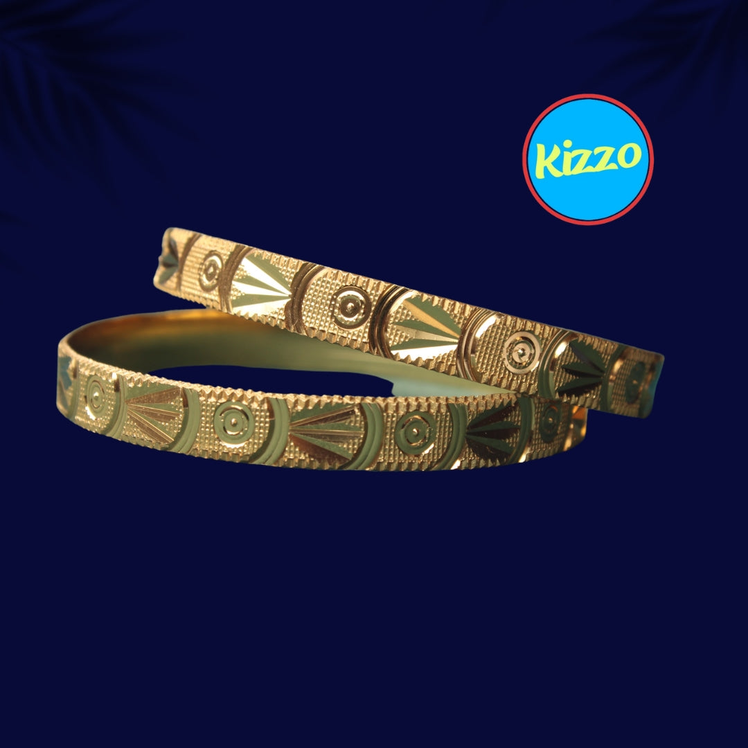 Traditional Gold-Toned Patla Bangles for Women – Perfect for Festive & Wedding Wear