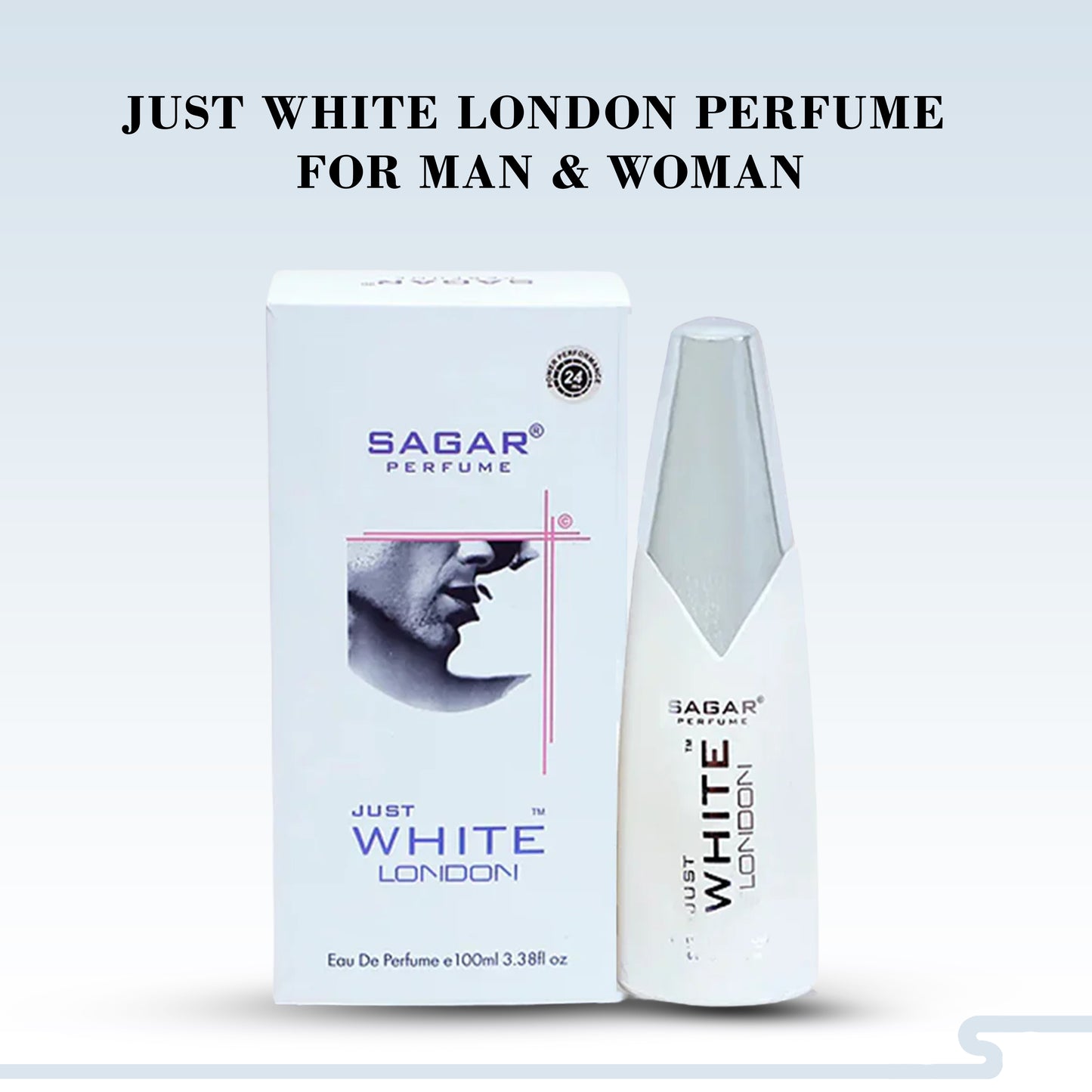 Just White London Perfume For Men & Woman - 100ml