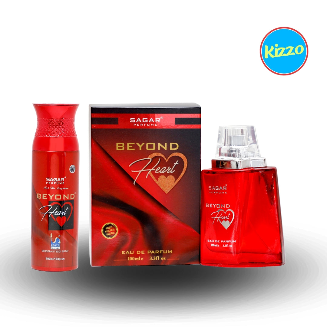 100 ml Beyond Heart Perfume & Deodrant Combo For Men And Women