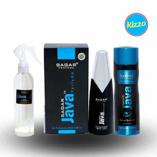 Java 60 ml Perfume Deodrant And Room Freshner Combo For Men And Women