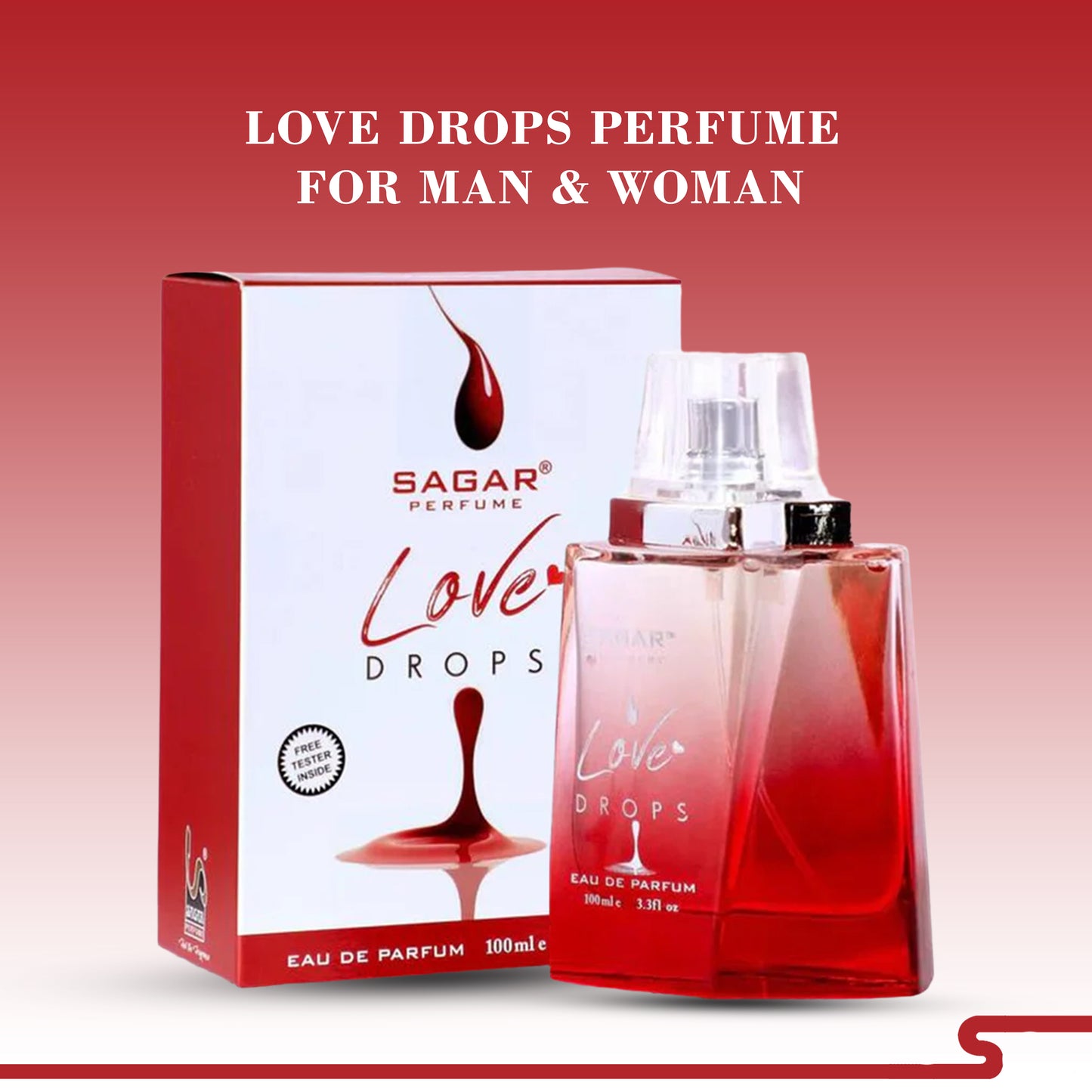 Love Drops Perfume For Man & Woman -100ml