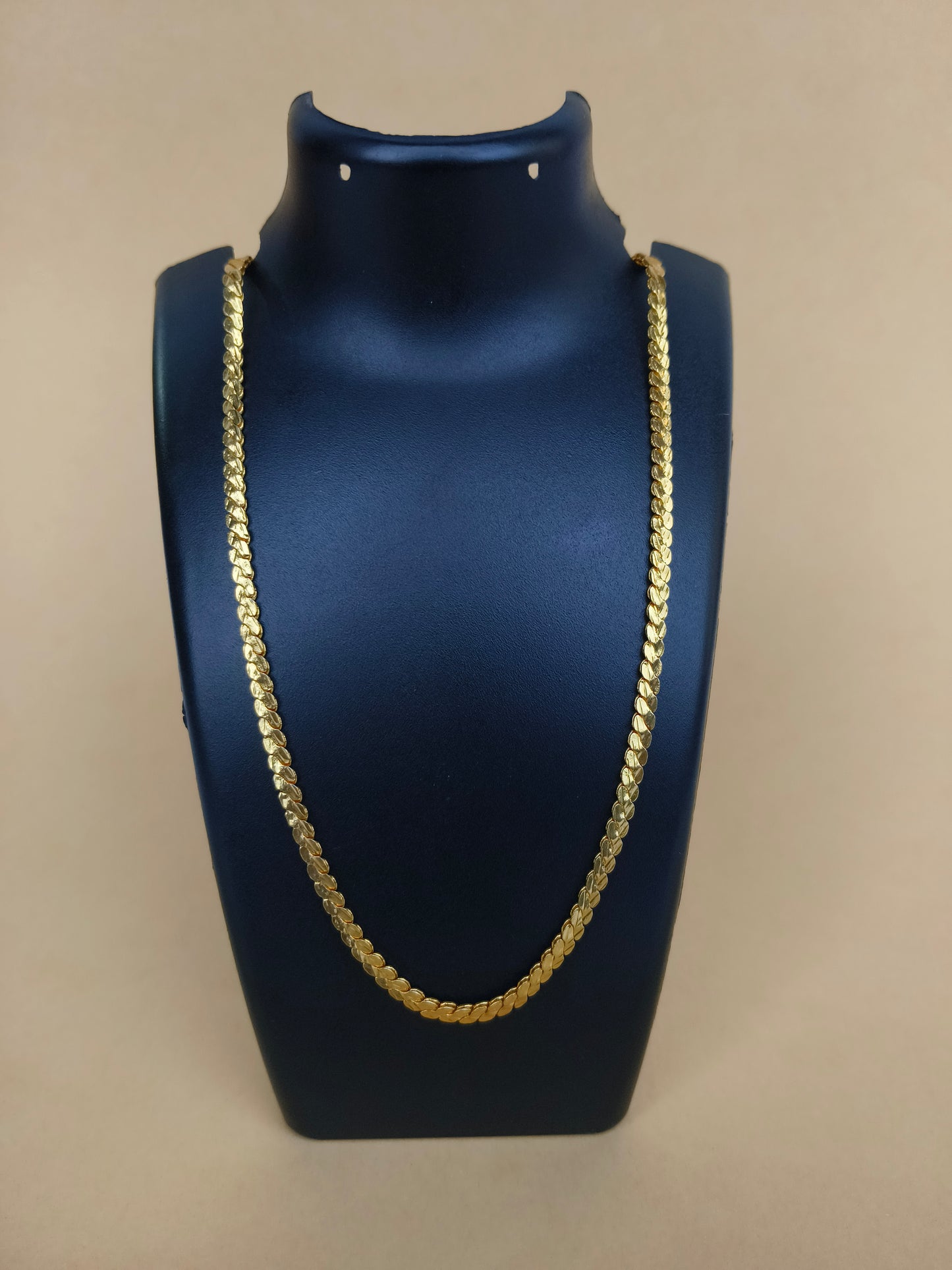 Gold Plated Herringbone Chain - Stylish and Affordable | For Women & Girls