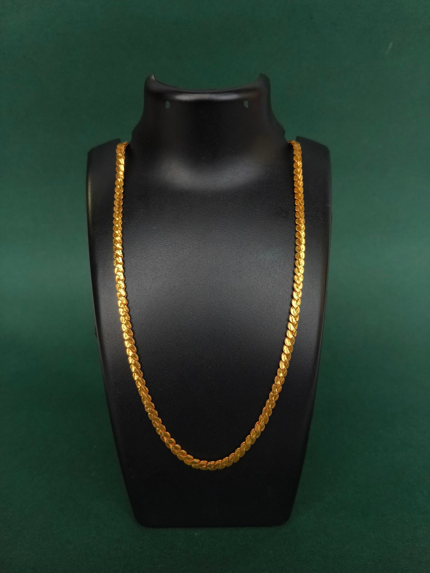 Gold Plated Herringbone Chain - Stylish and Affordable | For Women & Girls