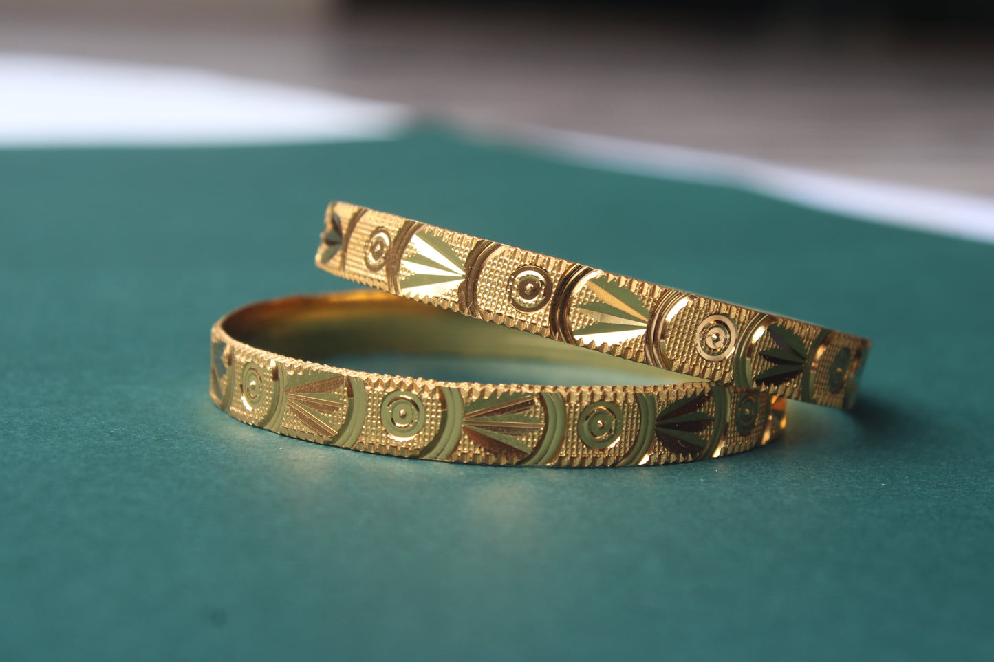 Traditional Gold-Toned Patla Bangles for Women – Perfect for Festive & Wedding Wear