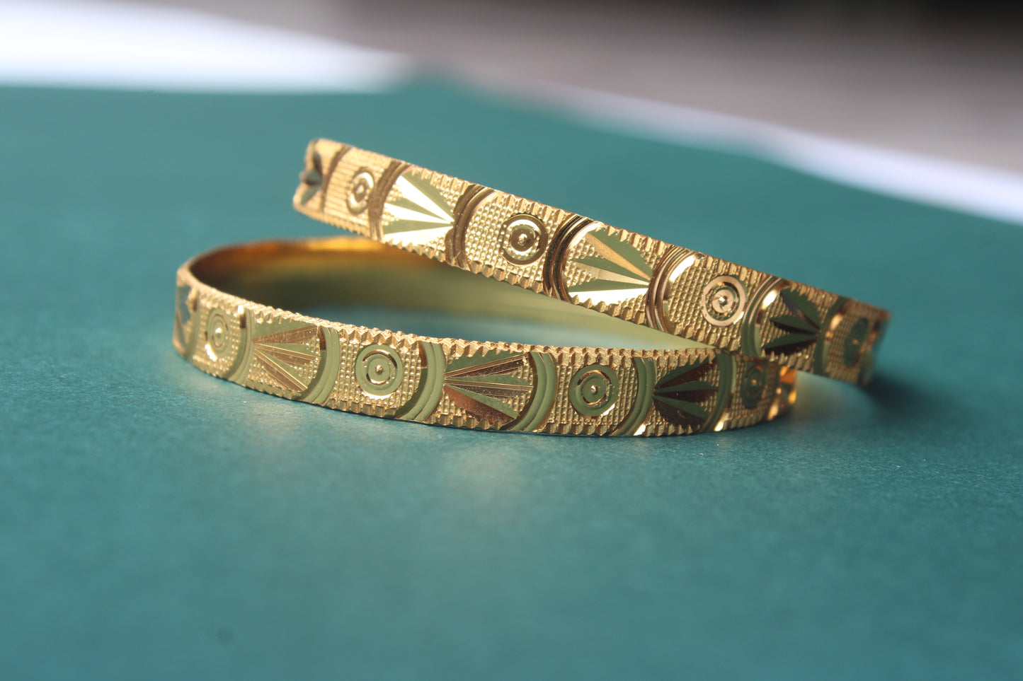 Traditional Gold-Toned Patla Bangles for Women – Perfect for Festive & Wedding Wear