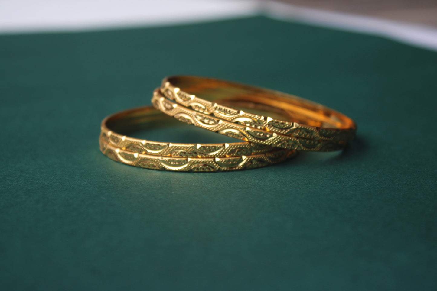 Exclusive Gold-Plated Patla Bangles for Women – Ethnic Jewelry Collection