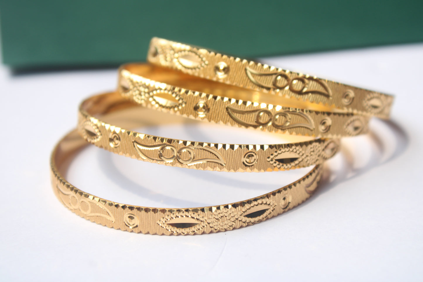 Exclusive Unique design Gold-Plated Patla Bangles for Women – Ethnic Jewelry Collection