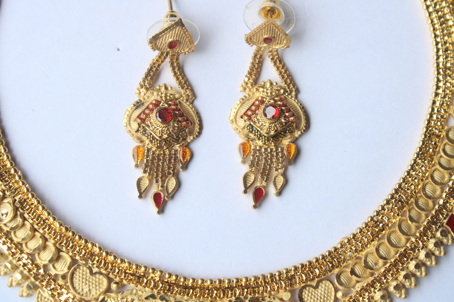 Unique & Trendy Peacock Design Bridal Jewelery Set - Traditional Jewelery Set For Women And Girls