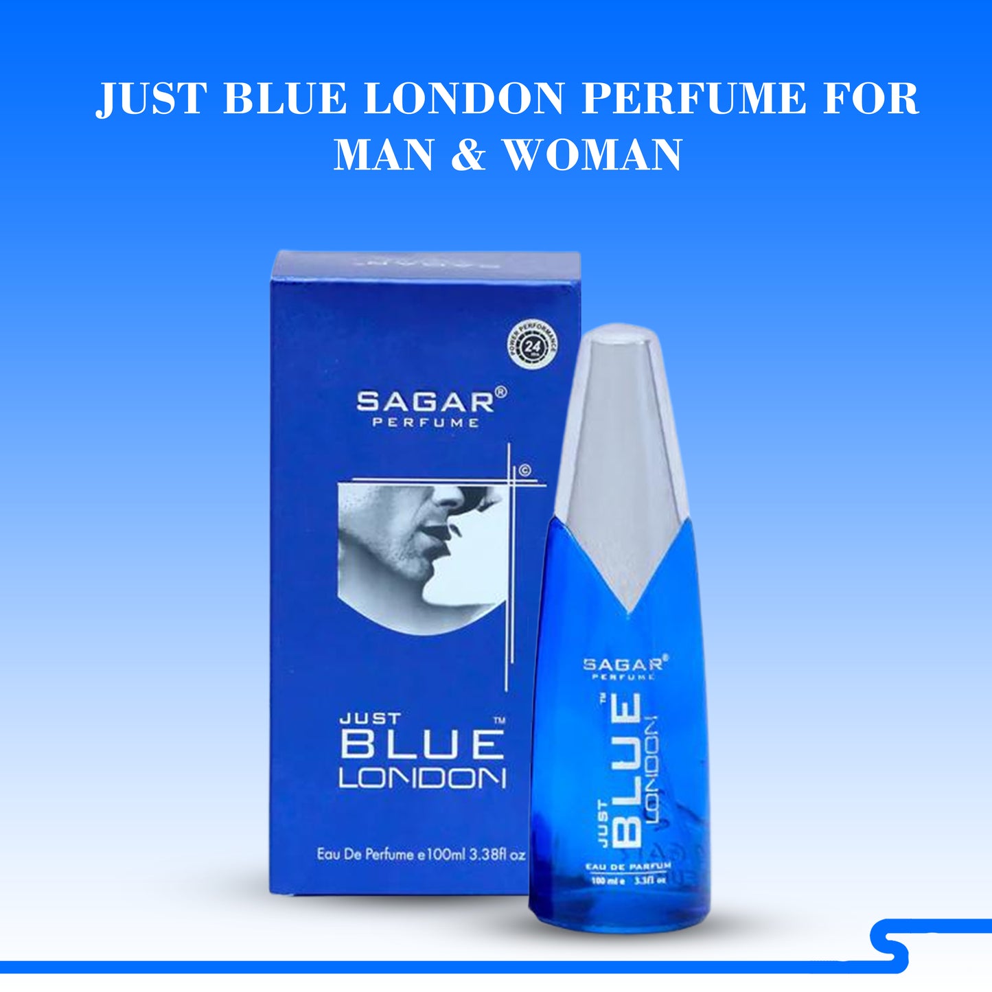 Just Blue London Perfume  For Man & Woman - 100ml